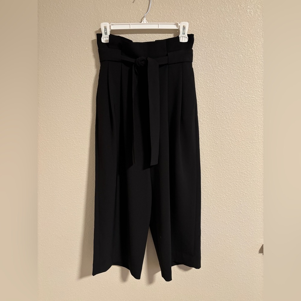 COS high waisted paper bag pants